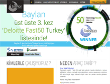 Tablet Screenshot of baylanbilisim.com